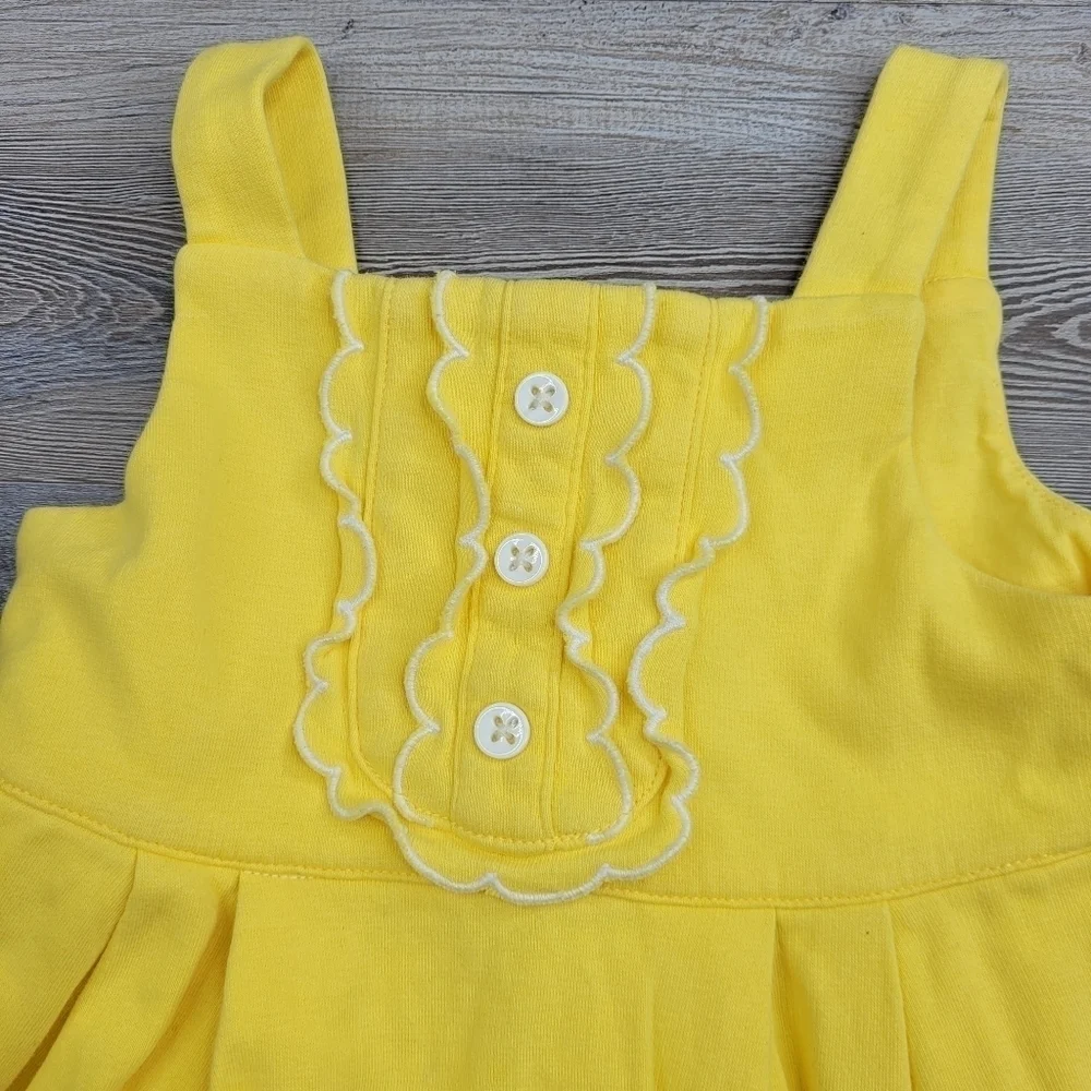 Janie and Jack #pinktag July 2010 Sunny Yellow Strappy dress 12-18 months